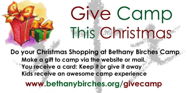 Give Camp This Christmas 2010 Promotional Graphic
